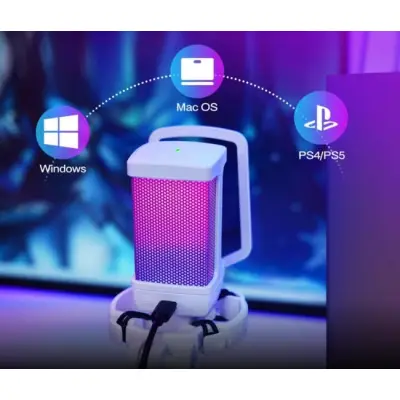 Fifine Q6TW mikrofon USB pojemnościowy biały