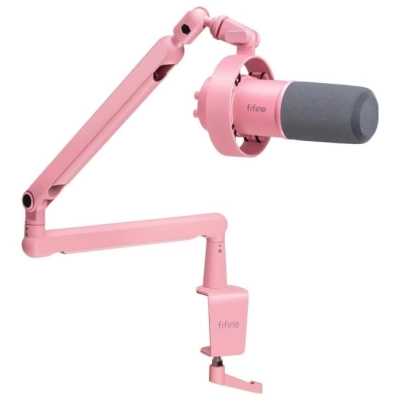 Mikrofon dynamiczny Fifine T688P (różowy)