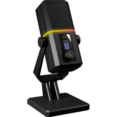 Rampage Cyclone Mikrofon gamingowy RGB USB-C czarny