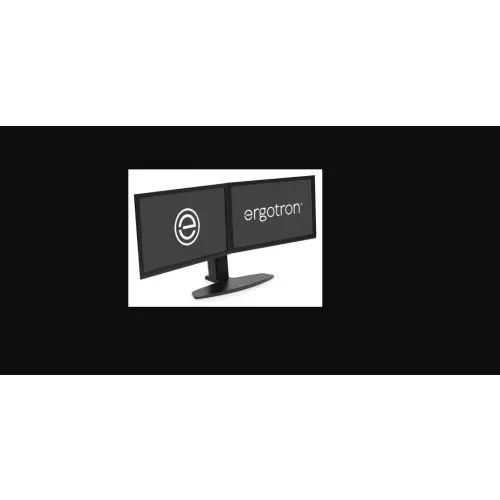 Ergotron stopa na dwa monitory 24'' (czarna)
