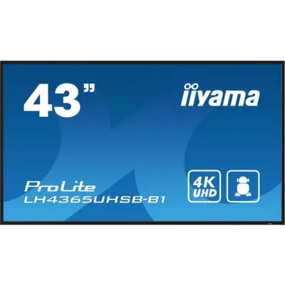 Monitor 43 cale LH4365UHSB-B1 24/7, IPS, ANDROID 11, 4K, 800cd, iiSignage2, SDM, 2x HDMI, DP, 2x USB,2x 10W, RJ45, WiFi, 4/32GB, PION/POZIOM, 400x400(
