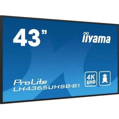 Monitor 43 cale LH4365UHSB-B1 24/7, IPS, ANDROID 11, 4K, 800cd, iiSignage2, SDM, 2x HDMI, DP, 2x USB,2x 10W, RJ45, WiFi, 4/32GB, PION/POZIOM, 400x400(