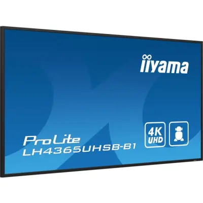 Monitor 43 cale LH4365UHSB-B1 24/7, IPS, ANDROID 11, 4K, 800cd, iiSignage2, SDM, 2x HDMI, DP, 2x USB,2x 10W, RJ45, WiFi, 4/32GB, PION/POZIOM, 400x400(