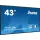 Monitor 43 cale LH4365UHSB-B1 24/7, IPS, ANDROID 11, 4K, 800cd, iiSignage2, SDM, 2x HDMI, DP, 2x USB,2x 10W, RJ45, WiFi, 4/32GB, PION/POZIOM, 400x400(