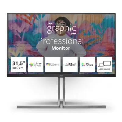 AOC Graphic Pro U32U3CV - 60Hz 4K 31.5'' Nano IPS 4ms