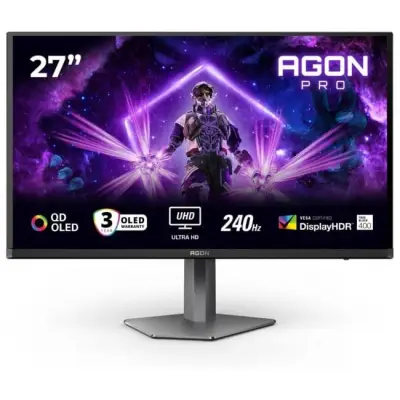 AOC AGON PRO AG276UZD - 240Hz 4K 26.5" QD-OLED 0.03ms