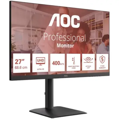 AOC U27E4CV - 60Hz 4K IPS 27
