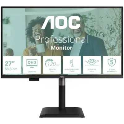 AOC Q27P4CV - 120Hz QHD IPS 27" USB-C PD96W