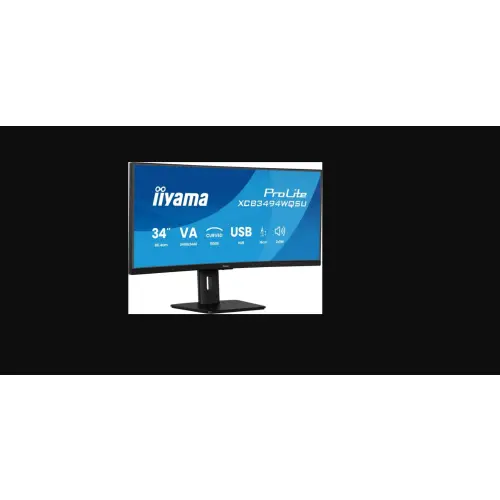 iiyama ProLite XCB3494WQSU-B1 - 120Hz UWQHD 34'' VA 0,4ms