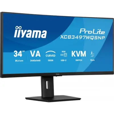 iiyama ProLite XCB3497WQSNP-B1 - 120Hz UWQHD 34'' VA 0,4ms