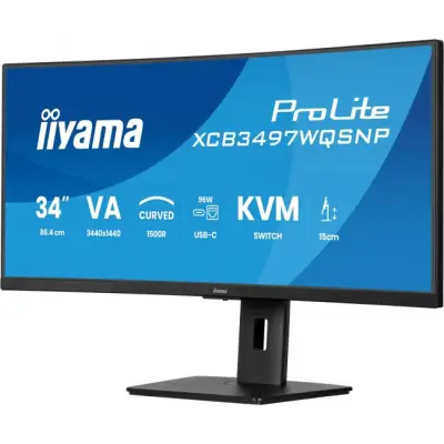 iiyama ProLite XCB3497WQSNP-B1 - 120Hz UWQHD 34'' VA 0,4ms