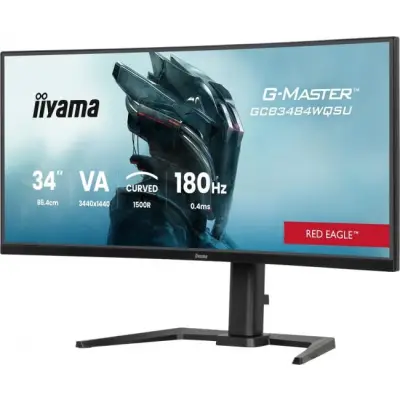 iiyama G-Master GCB3484WQSU-B1 Red Eagle - 180Hz UWQHD 34'' VA 0,4ms