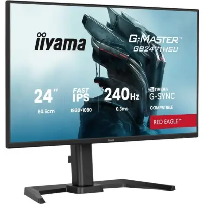 iiyama G-Master GB2471HSU-B1 Red Eagle - 240Hz Full HD Fast IPS 23.8