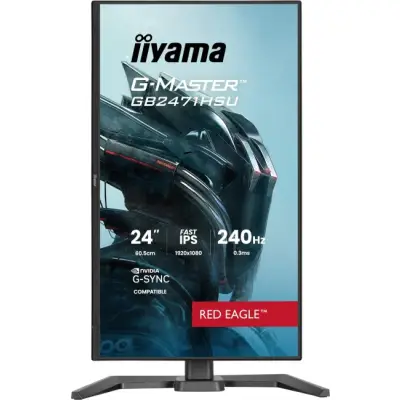 iiyama G-Master GB2471HSU-B1 Red Eagle - 240Hz Full HD Fast IPS 23.8
