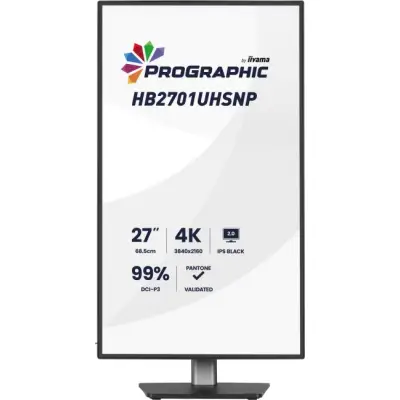 iiyama ProGraphic HB2701UHSNP-B1 - IPS 4K USB-C PW96W 27