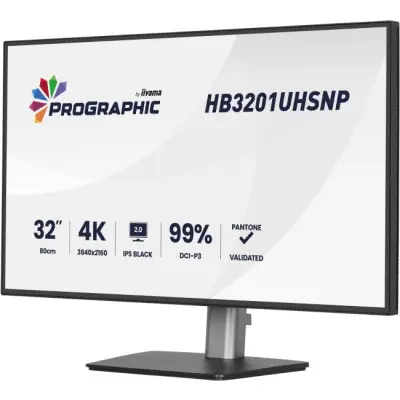 iiyama ProGraphic HB3201UHSNP-B1 - IPS 4K USB-C PW96W 31.5