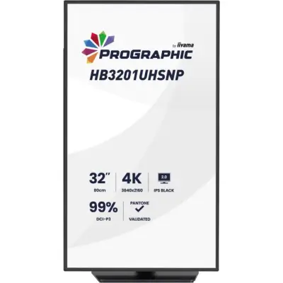 iiyama ProGraphic HB3201UHSNP-B1 - IPS 4K USB-C PW96W 31.5