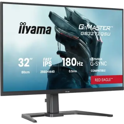 iiyama G-Master GB3272QSU-B1 Red Eagle - 180Hz QHD Fast IPS 31.5