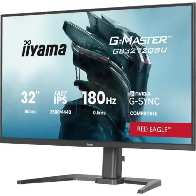 iiyama G-Master GB3272QSU-B1 Red Eagle - 180Hz QHD Fast IPS 31.5
