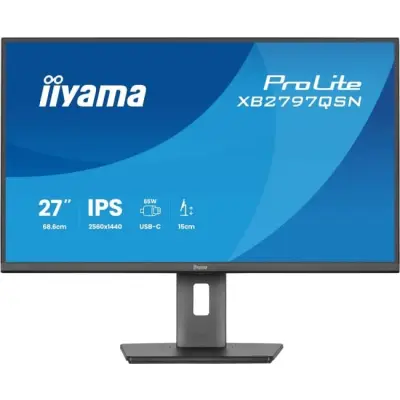 iiyama ProLite XB2797QSN-B1 - 75Hz QHD IPS 27" USB-C PD65W LAN