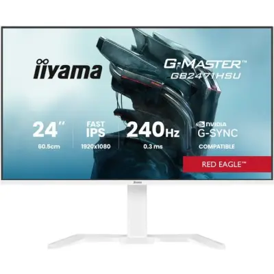 iiyama G-Master GB2471HSU-W1 Red Eagle - 240Hz Full HD Fast IPS 23,8" 0,3ms HDR10