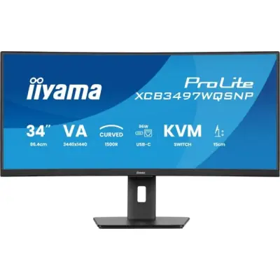 iiyama ProLite XCB3497WQSNP-B1 - 120Hz UWQHD 34'' VA 0.4ms + Norton Small Business