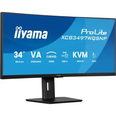 iiyama ProLite XCB3497WQSNP-B1 - 120Hz UWQHD 34'' VA 0.4ms + Norton Small Business