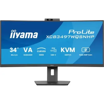 iiyama ProLite XCB3497WQSNPH-B1 - 120Hz UWQHD 34'' VA 0.4ms + Norton Small Business