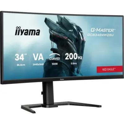 iiyama G-Master GCB3484WQSU-B2 Red Eagle - 200Hz UWQHD 34'' VA 0.4ms
