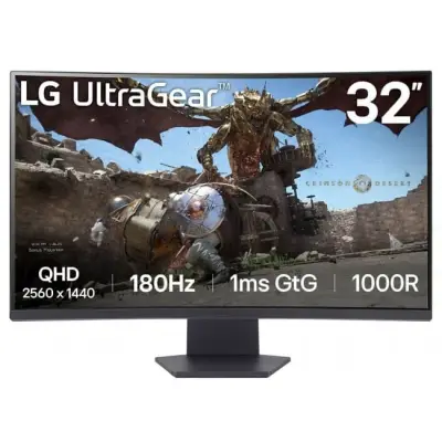 LG 32GS60QC-B - 180Hz QHD 31,5'' VA 1ms