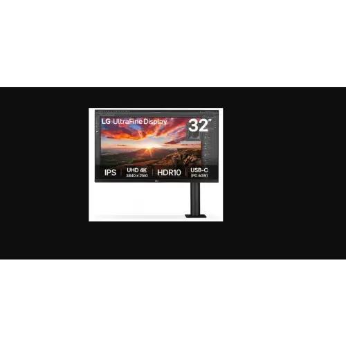 LG UltraFine Ergo 32UN880K-B - 60Hz 4K IPS 31,5''