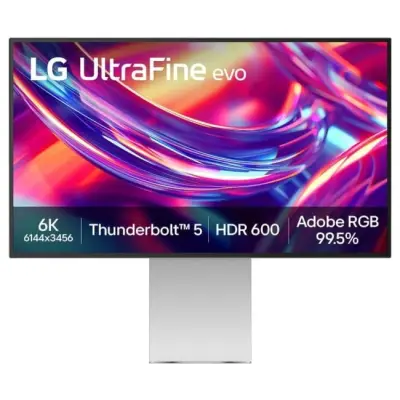 LG UltraFine 32U990A-S - 6K 224ppi IPS Black Thunderbolt 5 HDMI 2.1 DP 2.1 USB-C PD 96W HDR600