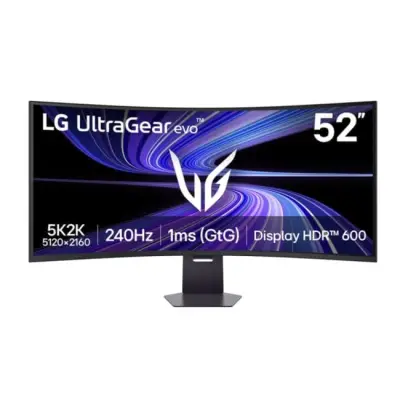 LG UltraGear evo G9 52G930B-B - 240Hz 5K2K VA Curved 51.6" USB-C PD90W HDR600