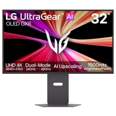 LG UltraGear Evo AI 32GX870B-B - 480Hz Full HD 240Hz 4K Tandem OLED 31.5" HDR500 USB-C PD90W