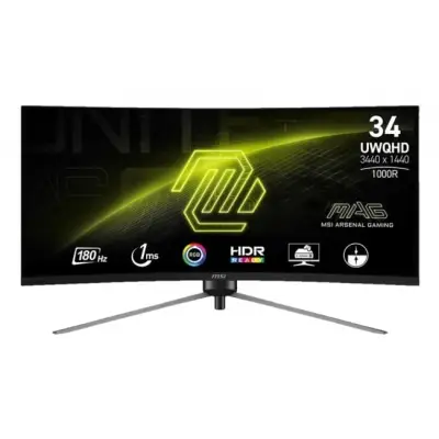 MSI MAG 345CQR - 180Hz UWQHD 34'' VA 1ms