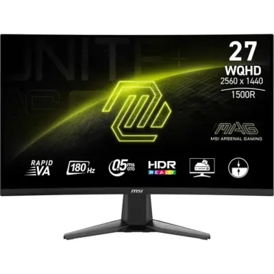 MSI MAG 27CQ6F - 180Hz QHD 27'' Rapid VA 1ms