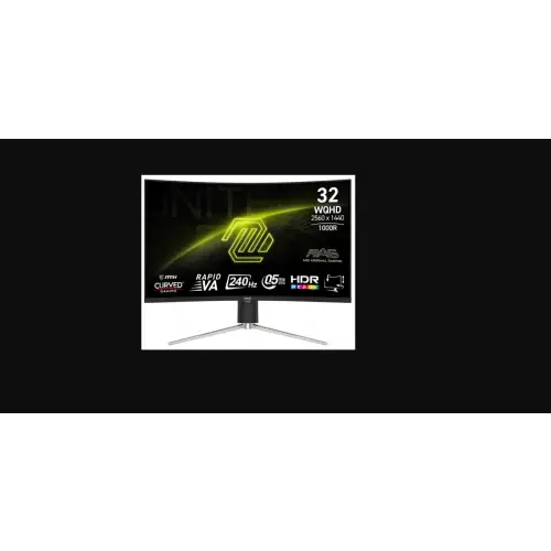 MSI MAG 325CQRXF E2 - 31.5" Rapid VA Curve 1000R QHD 0.5ms 240Hz