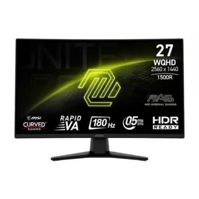 MSI MAG 274CQF - 180Hz QHD 27'' Rapid VA 0,5ms