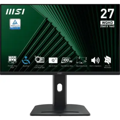 MSI PRO MP275QPG - 27" IPS QHD 4ms 100Hz