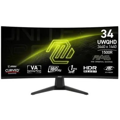 MSI MAG 346CQ - 180Hz UWQHD 34" VA