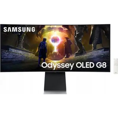 Samsung Odyssey OLED G8 LS34DG850SUXEN – 34" OLED UWQHD 175 Hz 1800R Curved HDR10 HDR10+ Gaming FreeSync Premium Pro G-Sync Compatible