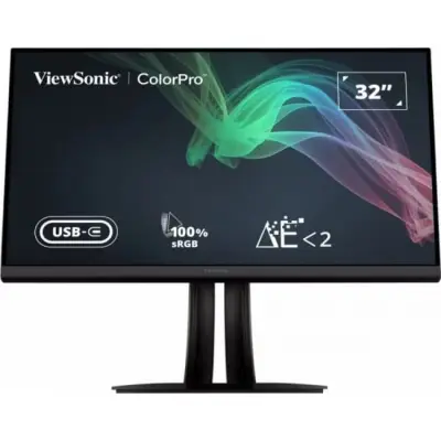 ViewSonic ColorPro VP3256-4K - 100% sRGB Pantone Auto Pivot 32"