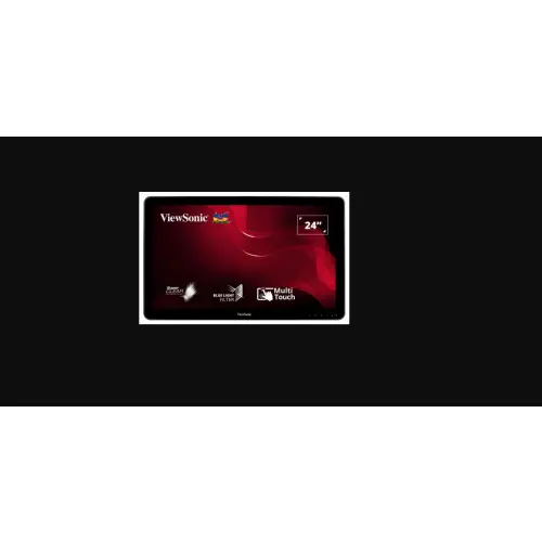 ViewSonic TD2430 - 23.8" VA FHD 10 ms 60 Hz Touchscreen, Dual Orientation