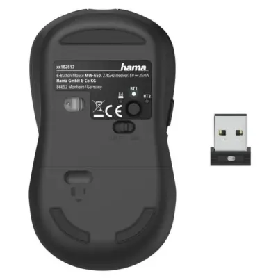 Hama MW-650 multi-device 2x Bluetooth czarna