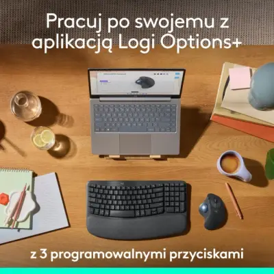Logitech M575S Grafitowy