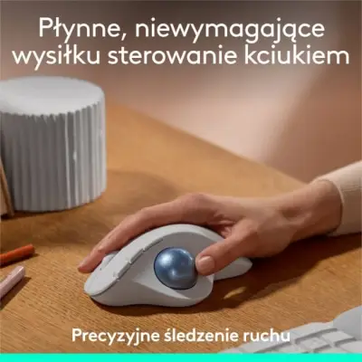 Logitech M575S Biały