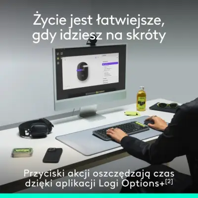 Logitech POP ICON Mouse Różowa