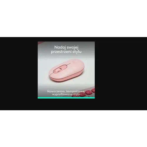 Logitech POP ICON Mouse Różowa