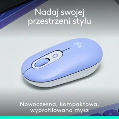 Logitech POP ICON Mouse Fioletowy