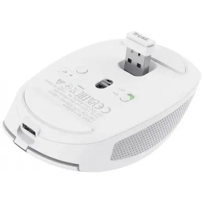 Trust Ozaa Compact Wireless Mouse Biała
